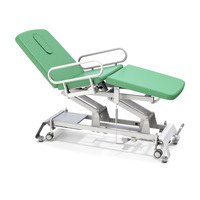 Table de thérapie électrique réglable en métal Camino Treatment Avalon à 2 sections, lit de rééducation à levage intermédiaire pour exercices, garantie 5 ans