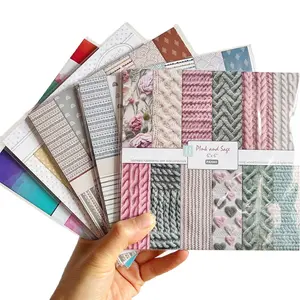 24 hojas de 6 "x 6" BOHO estilo cartulina papel para álbum de recortes - Product Image 1
