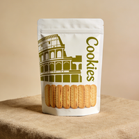 Sachets d'emballage alimentaire imprimés personnalisés et colorés pour aliments pour animaux de compagnie, bonbons au lait, biscuits et snacks – Sachets refermables anti-odeur avec fermeture Ziplock