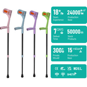 Tongkat berjalan karbon bantuan anak muda berkemah luar ruangan gulungan ganda pabrikan serat karbon untuk rehabilitasi tongkat jalan - Product Image 2