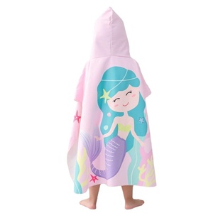 Nouvelle <span class=keywords><strong>cape</strong></span> <span class=keywords><strong>de</strong></span> <span class=keywords><strong>plage</strong></span> à capuche pour enfants, motif dessin animé, pour garçons et filles, serviette <span class=keywords><strong>de</strong></span> <span class=keywords><strong>bain</strong></span> absorbante pour tout-petits - Product Image 5
