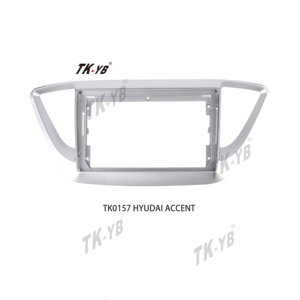 Radio con Gps para coche, reproductor con Marco, Android, Universal, para Hyundai Solaris, Verna Accent 2017, 2018 - Product Image 1