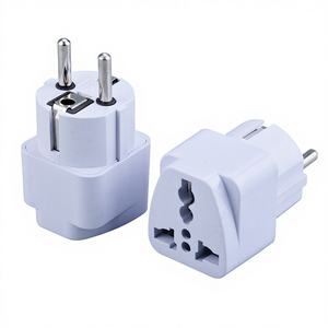 Универсальный латунный адаптер для путешествий с заземлением для розеток США, ЕС, Великобритании, Австралии, Чили, Италии - Product Image 3