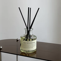 Diffuseur de parfum d'ambiance en rotin sans flamme, bouteille d'huile essentielle d'aromathérapie, désodorisant d'ambiance pour hôtel et salle de bain, souvenir parfumé
