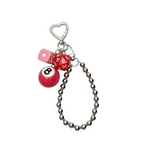 ใหม่กระเป๋าอะคริลิคที่ทันสมัยทนทานอุปกรณ์เสริมกระเป๋าจี้ลูกเต๋าขนาด8บิลเลียดเสน่ห์ปรับแต่งส่วนบุคคล - Product Image 1