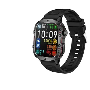 Heart Rate Blood Oxygen Music Phone Game Weather SOS Outdoor Sports 3 Anti Call Smart Watch