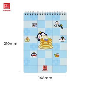 Carnet à spirales amusant pour animaux de compagnie avec un thème animal ludique, un design joyeux, un design convivial pour les étudiants, couverture en papier, reliure rigide - Product Image 3