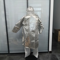 Vêtements de protection en fibre céramique résistants aux hautes températures, combinaison de protection en fibre céramique résistante à l'usure