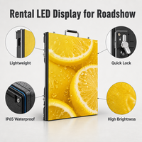 Pantalla LED P2.6 de Alquiler para Exteriores, Ligera, con Bloqueo Rápido, IP65 Impermeable, Alto Brillo, para Eventos Deportivos y Ferias