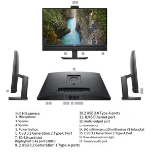 คอมพิวเตอร์ออลอินวัน Dell OptiPlex 7420 ขนาด 23.8 นิ้ว, โปรเซสเซอร์ Intel Core i3-14100T เจนเนอเรชั่น 14, หน่วยความจำ DDR5,  SSD แบบ M.2, รองรับการใช้งานแบบสัมผัส (เป็นตัวเลือกเสริม) ออปติเพล็กซ์ - Product Image 4