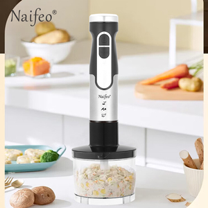 Mixeur plongeant silencieux 400W 2 vitesses 304SS avec bécher de 600 ml de qualité alimentaire 220V CE ROHS pour bébé, smoothies et soupes - Product Image 3