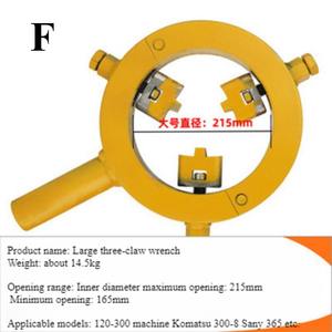 עבור kobelco <span class=keywords><strong>hitachi</strong></span> <span class=keywords><strong>komatsu</strong></span> sany daewoo מחפר תיקון ארבעה ברגים טופר להסיר גליל הידראולי צילינדר 4 מפתח ברגים - Product Image 5