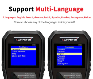 เครื่องมือวินิจฉัย OBD2 ของโรงงาน KONNWEI รุ่น Konwei KW850 เครื่องสแกนรถยนต์สำหรับรถยนต์ทุกคัน รองรับโปรโตคอล OBD2 มีสินค้าในสต็อก - Product Image 4