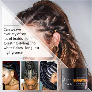 KORMESIC Marca Privada 140g Gel Fijador Capilar Definitivo Gel para Bordes Arcilla Fijadora de Cabello de Fijación Extrema Crema de Fijación Fuerte Duración 24H - Product Image 3