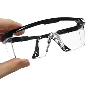 Gafas de seguridad antisalpicaduras para el trabajo, gafas protectoras para el laboratorio, gafas protectoras industriales a prueba de polvo y viento, gafas para ciclismo, 12 Uds. - Product Image 4
