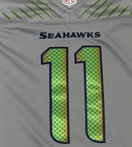 Persaingan Super Bowl Grosir di Seattle # 11 Smith-Njigba # 12 Kipas # 10 Kupp # 14 Darnold Jersey Sepak Bola Amerika Bordir Penuh - Product Image 3
