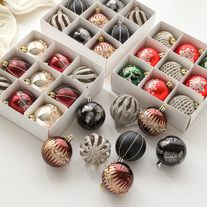 Luxury Glitter Xmas Balls Gift <b>Box</b> <b>Christmas</b> Tree Decor Glitter Shatterproof Plastic Baubles Hanging <b>Christmas</b> Ball Ornaments - Product Image 1