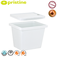 Organisateur de rangement pour jouets à 2 tiroirs Grande boîte en plastique avec couvercle Ensemble de grands bacs de rangement