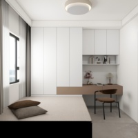 Hochwertiges, anpassbares Tatami-Bett mit integriertem Kleiderschrank, kleine Einheit, multifunktionales Tatami-Bett mit Stauraum