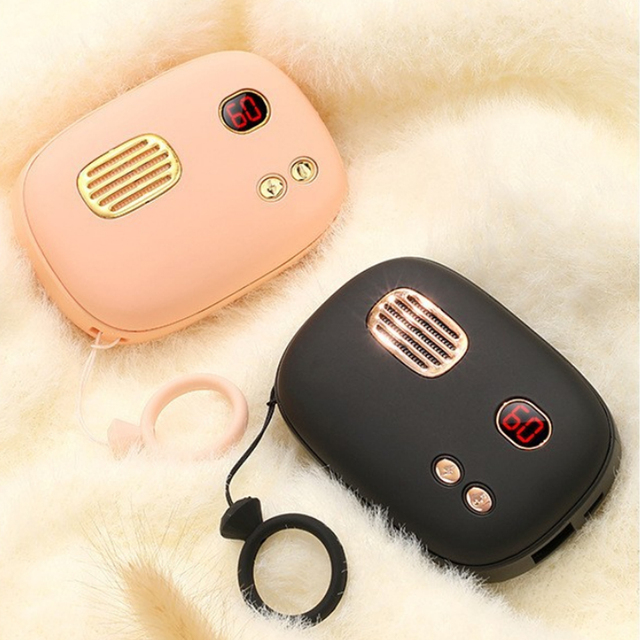 2026 New Product Launch Unique Design 5000MAh Magnetic Electric Hand Warmer for Both Hands Outdoor