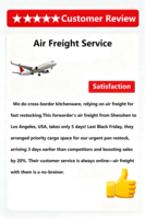 Excellentes évaluations Transitaire aérien DDP DHL UPS Agent Express LCL FCL Agent maritime Chine vers États-Unis Canada Australie Logistique FBA
