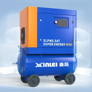 99,8% Filtragem 2.2kw-5.5kw Multi função Energy Save Industrial Mini Screw Air Compressor