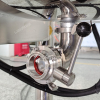 Réservoir de mélange liquide d'usine avec chaleur et crème d'agitateur faisant la machine mélangeur de savon liquide sous vide pour la production cosmétique