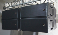 Sistema de Sonido H3L para Iglesia, Sistema de Música Ambiental con Altavoces Line Array, Altavoz Grande para Exteriores para Actuaciones en Escenario