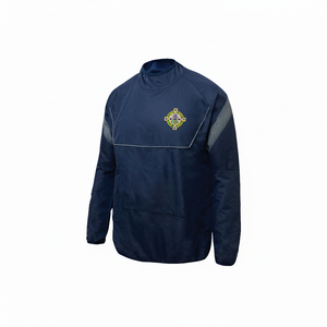 GAA Veste coupe-vent d'exercice décontractée pour hommes de grande taille avec col montant Vêtements de sport d'hiver - Product Image 1