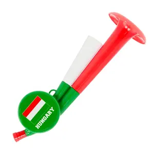 Hot sell plastic football horn fan plastic trumpet soccer ball fans horn for sale