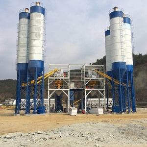 Strong Production Capacity Portable Concrete <strong>Batch</strong> Plant Cement Plant Twin Shaft Concrete Mixer for Sale - Product Image 1