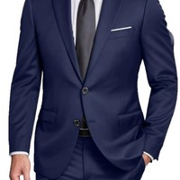 Costume deux pièces personnalisé pour homme, imprimé numérique, deux boutons, idéal pour le commerce transfrontalier – Nouvelle collection usine