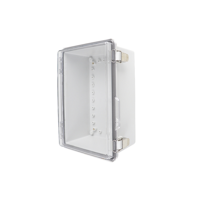 Custom Industrial Plastic Box Ip67 Transparent Case Plastic Housing 290x190x140mm Broadband Enclosure Hinged