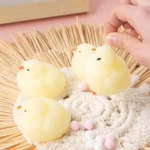 Squeeze Chick TPR Fidget Toy <b>Mini</b> Egg Yolk Rice Ball Stress Relief For Kids And Adults Unisex Age 8 13 Years - Product Image 2