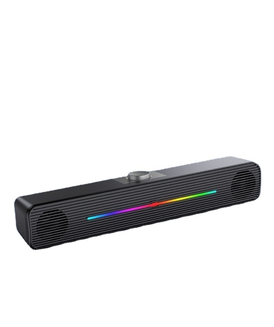 Magnetic Sound bar Subwoofer RGB Cable Wireless PC Laptop Desktop Usb Multimedia Small Speaker Long Strip Luminous TV bar Speak