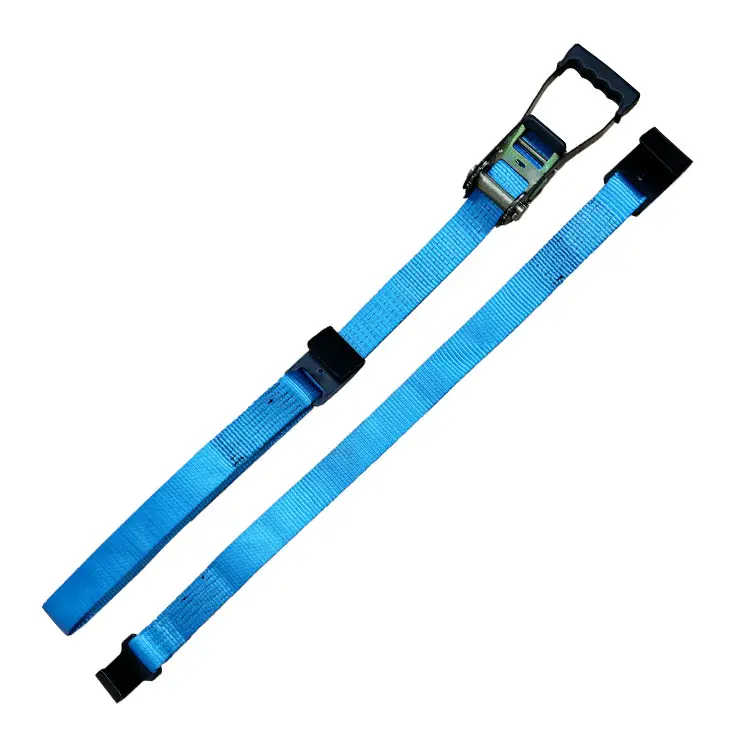 2 "hàng hóa kiểm soát Ratchet Tie xuống lashing Dây đeo với phẳng J móc và phẳng J móc