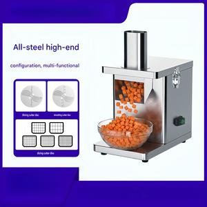 Macchina Industriale per Tagliare Verdure, Taglia Patate e Cetrioli Automatico per Uso Commerciale, Affettatrice per Patatine Fritte, Lavorazione Alimenti - Product Image 2