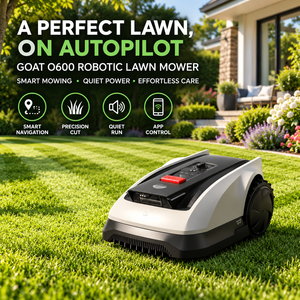 Cortacésped Robótico ECOVACS GOAT O600 RTK, Autopropulsado e Inalámbrico con Navegación RTK Inalámbrica y Sistema AIVI para Evitar Obstáculos - Product Image 1