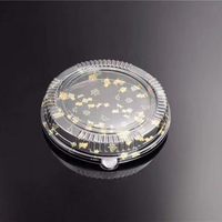 Boîte d'emballage alimentaire jetable de grande taille de haute qualité en gros, en matériau PS/BOPS transparent, taille personnalisable, plateau à sushi avec couvercle, blister