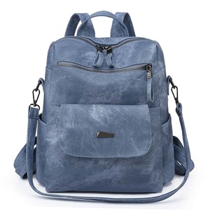 Pu Backpack With Detachable Strap Zipper Closure Softback Large Capacity Daily Use Women's Fashion Bag - Product Image 4