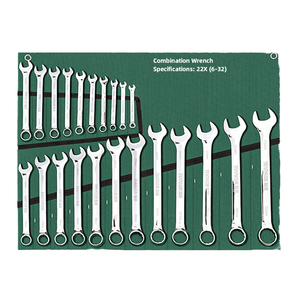 Pegatec Tùy Chỉnh Công Nghiệp Inch Đôi Đầu CR-V Kết Hợp Cờ Lê Thiết Lập Metric Mô-men Xoắn Cờ Lê Cờ Lê Tay Công Cụ Ratchet Cờ Lê - Product Image 1