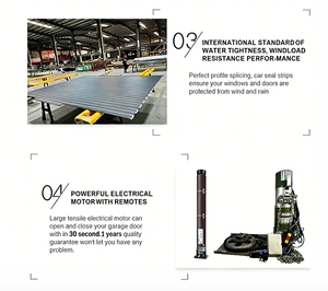 Porte <span class=keywords><strong>de</strong></span> <span class=keywords><strong>garage</strong></span> à enroulement <span class=keywords><strong>automatique</strong></span>, industrielle, électrique, en acier galvanisé, résistante au vent, pour hôtels, villas, écoles - Product Image 4