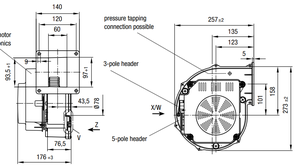 Ventilador C7.170.0701/07/06 G1G170-AB31-08 para Máquina de Impresión Infrarroja - Product Image 3