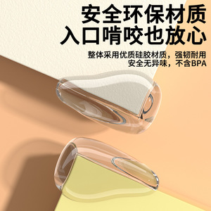 Dr. Giant Silicone <b>Corner</b> <b>Protector</b> Waterdrop Shape Transparent Edge Guard For Furniture Tables - Product Image 3