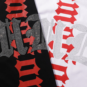 Camiseta Oversize con Estampado <span class=keywords><strong>de</strong></span> Ángel y Logotipo Hot Drilling, <span class=keywords><strong>Ropa</strong></span> Urbana Hip Hop, Venta <span class=keywords><strong>al</strong></span> <span class=keywords><strong>por</strong></span> <span class=keywords><strong>Mayor</strong></span>, Mixed Emotion, 100% Algodón para Hombre - Product Image 6
