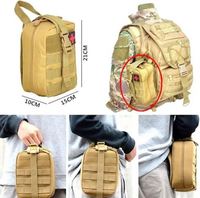 Sac banane tactique en PVC grande capacité, trousse de premiers secours d'urgence, sac de traumatologie pour camping en extérieur, durable, pour la sécurité et la survie (DIY)