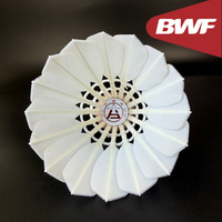 SNOWPEAK SP-01 Volants de badminton en plumes d'oie de qualité supérieure pour tournois, faible MOQ, emballage personnalisé disponible