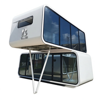 Capsule technologique mobile, logement intelligent, hôtel, camping en plein air, capsule en forme de pomme, maison d'hôtes mobile personnalisée, modèle HT221
