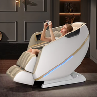 Fauteuil de massage de luxe 2025 avec écran LCD intégré Fauteuil de massage complet du corps à gravité zéro avec massage