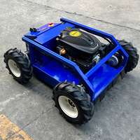 Portable petite Mini roues tondeuse à gazon 7.5HP 9.5HP essence jardin télécommande roues tondeuse à gazon avec moteur EPA EURO V